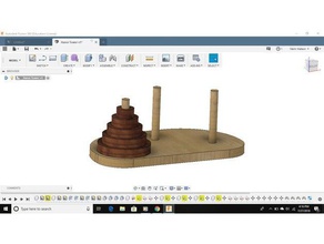 hanois Kulesi bulmaca 3d print model - Mito3D