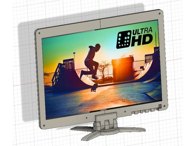 recycled laptop display mount monitor ltn154x3 electronics diy diy electronics lcd display lcd screen monitor mount 3D print model - Mito3D