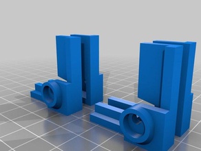 heatbed corners glass holders 3d printer parts 3d print model - Mito3D