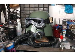 mudtrooper helmet goggles large buckle costume 501st han solo star wars 3d print model - Mito3D
