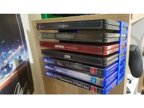 7 blue-ray titular de vídeo jogos playstation disco ps4 3d print model - Mito3D