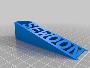 my customized door stop sewoon office 3d print model - Mito3D