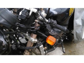 motocicleta intermitente titular de la luz automoción kawasaki 3d print model - Mito3D