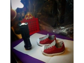 converse sapatos boneca brinquedo jogo acessórios 3d print model - Mito3D