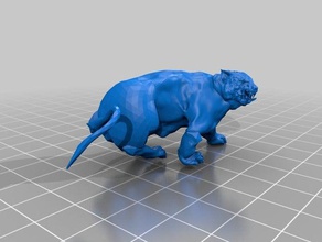 heman thunder tiger Skulpturen thundertiger 3d print model - Mito3D