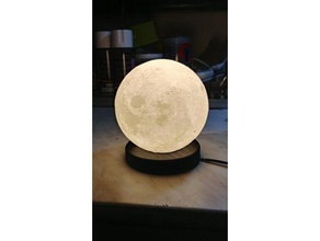 moon lamp base decor 3d print model - Mito3D