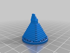 o tzolkin boardgame pirâmide engrenagem marcadores brinquedo acessórios 3d print model - Mito3D