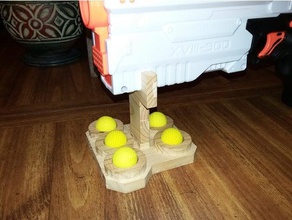 nerf rival kronos upright stand 3d printing 3d print model - Mito3D