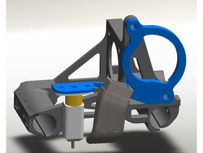fan-Unterstützung bltouch montieren 3d Drucker Teile anet a6 e3d titan aero 3d print model - Mito3D