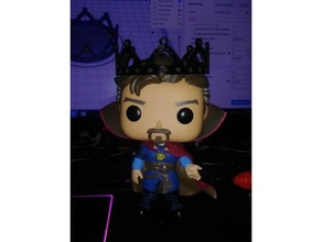 crown pop toy game accessories 3d printing accessory funko headgear king 3d print model - Mito3D