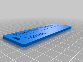 maximum wheelt keychain organization customized 3d print model - Mito3D