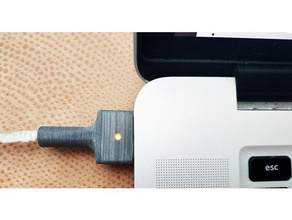 macbook power adapter saver computer 3d print model - Mito3D