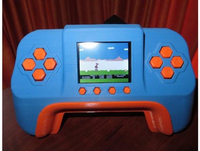 stand pigrrl playstation style organization gameboy handheld pi zero raspberry 3d print model - Mito3D