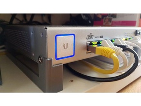 unifi 8 150 W stand alanı bulut anahtarı diy ağ tutucu ubiquiti ubnt 3d print model - Mito3D