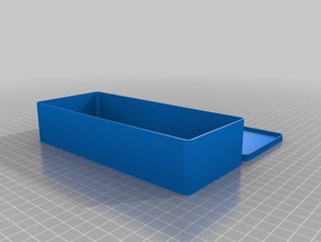 my customised simple fully box 190x80x40 tool holders boxes customized 3d print model - Mito3D