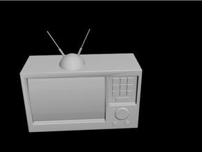 old tv other 3d print model - Mito3D