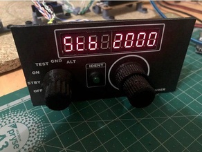 panel-transponder - Elektronik cockpit xplane 3d print model - Mito3D