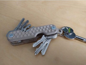 key holder keychains foldable keyholder keys swiss army 3d print model - Mito3D