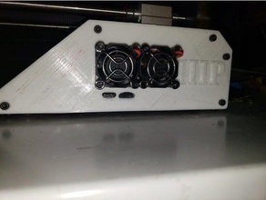 mpsm dual 30mm fan board side pannel 3d printer parts monoprice select mini upgrades 3d print model - Mito3D