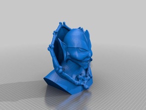 motu hordak buste les créatures 3d print model - Mito3D