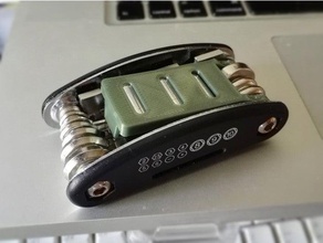 vélo toolkit socket titulaire de réparation la main outils vélos pièce rechange clé à douille porte-outil 3d print model - Mito3D