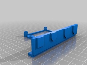 c64 pi conversion backplate middle 3d printing 3d print model - Mito3D