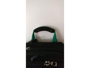 basic backpack hanger organization bag clip holder wall 3d print model - Mito3D