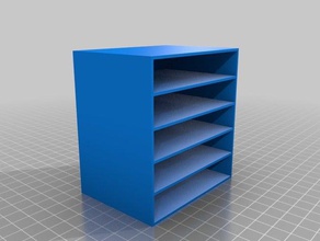 il mio personalizzati, scatola cassetto hex modello lati contenitori 3d print model - Mito3D