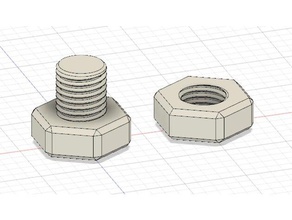 toy nut bolt construction toys tools 3d print model - Mito3D