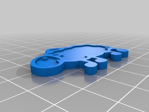 llavero oveja lacha-Schafe keychain Schlüsselanhänger 3d print model - Mito3D
