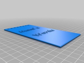 notepad cover art 3d print model - Mito3D