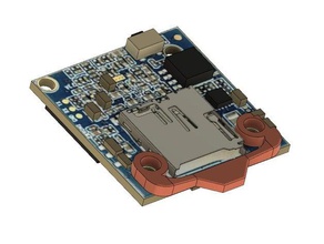 caddx turtlet cartão sd cobre rc veículos caddxus micro cam tartarugas de memória microsd titular 3d print model - Mito3D