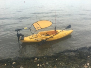 waterquest aruba 10 kayak de popa contorno da placa esporte ao ar livre a pesca kayaker caiaque monte motor eléctrico 3d print model - Mito3D