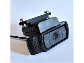 simple compact camera mount 2020 2040 logitech c270 c920 webcam raspberry pi tevo tarantula tronxy x5s 3d print model - Mito3D
