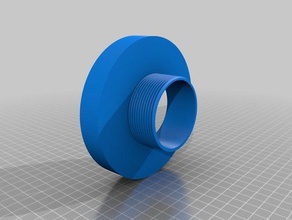 intex piscina aspirar partes adaptador soporte de bobina 3d print model - Mito3D