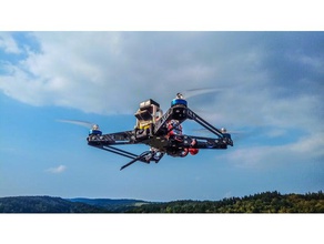 ladder7 7 pollici freestylelongrange quadcopter bracci verticali rc i veicoli 7inch di carbonio in fibra diydrone robusto 3d print model - Mito3D