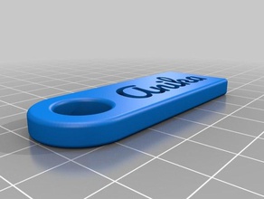 anika key chain accessories customized 3d print model - Mito3D