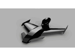 aire assasin modelo los robots avión en miniatura control remoto 3d print model - Mito3D