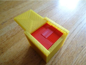 puzzle cube case puzzles 3d box fun hobby new 3d print model - Mito3D
