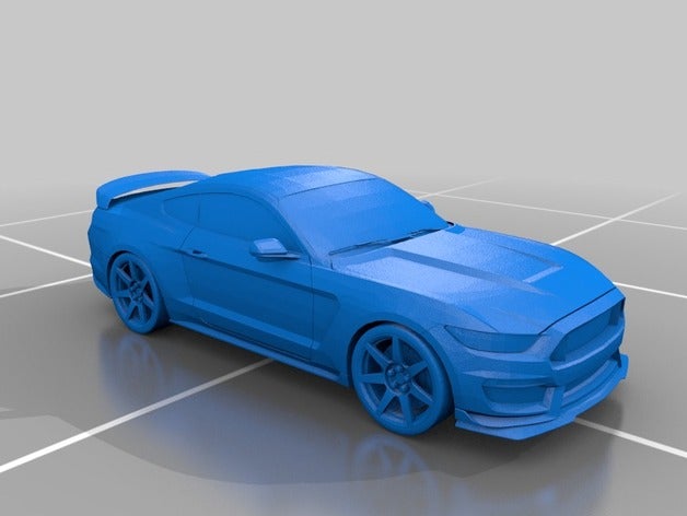 shelby mustang gt350r araç araba ford yarış arabası 3D print model - Mito3D