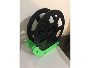 spool holder rolling universal v2 3d printer accessories filament 3d print model - Mito3D