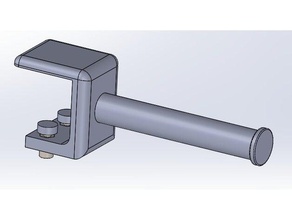 table clamp filament spool holder v2 3d printer accessories 3d print model - Mito3D