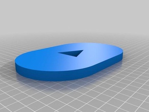logotipo de youtube parte 1 3 d impresión 3d print model - Mito3D