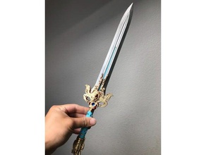 espada do rei llane tamanho 15 diy 3d print model - Mito3D