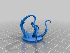 heroclix poison ivy grasping vines toy game accessories botany 3d print model - Mito3D