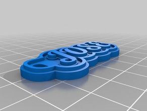 jose i segni loghi personalizzato 3d print model - Mito3D