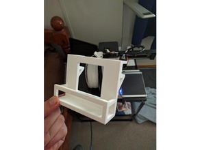 clip-on phone holder stand di notte organizzazione 3d print model - Mito3D