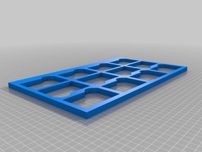 item organizor 3d printing deck holder descent 2nd edition 3d print model - Mito3D