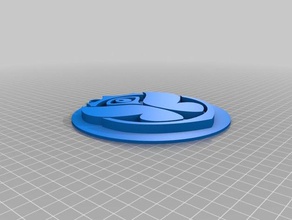 tomorrowland keychain art 3d print model - Mito3D