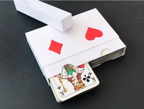 playing card-box - Spielzeug Spiel Zubehör das Kartenspiel spielen Karten storage Aufbewahrungsbox 3d print model - Mito3D